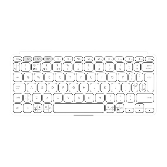 Клавиатура LOGITECH Keys To Go 2 US/INTL (Pale/Grey) (L920-012985)