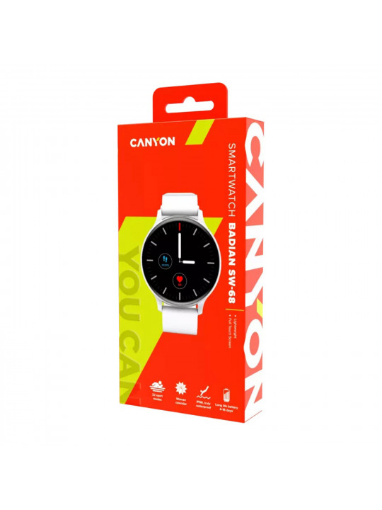 Smart watch CANYON Badian CNS-SW68SS (SL) 