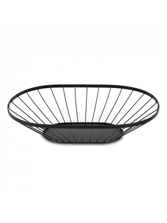 Մրգի զամբյուղ NAVA 10-100-032 METAL BLACK OVAL MISTY 40CM 