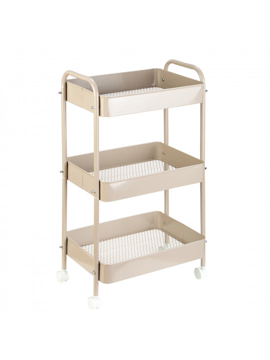 Кухонная тележка NAVA 10-170-062 3 TIERS  TROLLEY METAL MISTY 