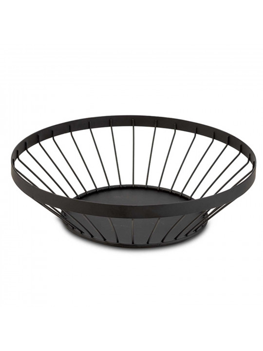 Fruit basket NAVA 10-174-050 METAL BLACK ROUND MISTY 28CM 