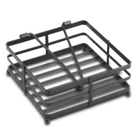 Holder NAVA 10-186-032 RECTAN. NAPKIN METAL BLACK MISTY 18CM 