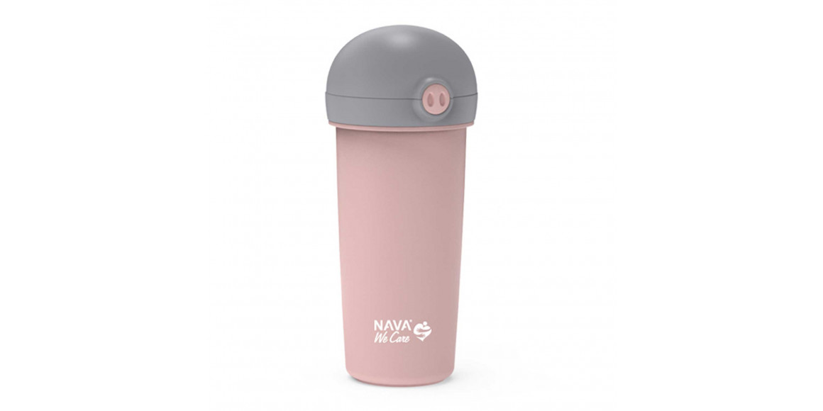 Бутылка для воды NAVA 10-259-040 PLASTIC WE CARE PINK 380ML 