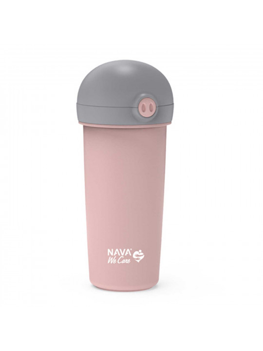 Water bottle NAVA 10-259-040 PLASTIC WE CARE PINK 380ML 