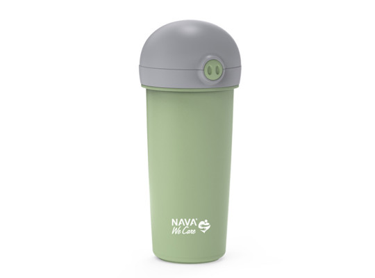 Бутылка для воды NAVA 10-259-042 PLASTIC WE CARE GREEN 380ML 