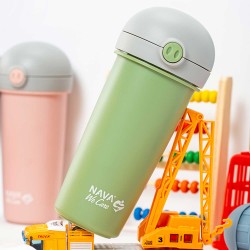 Water bottle NAVA 10-259-042 PLASTIC WE CARE GREEN 380ML 