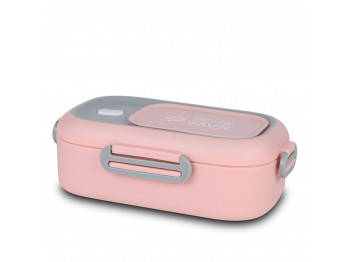 Пищевые контайнеры NAVA 10-262-005 S.STEEL LUNCH BOX WE CARE PINK 800ML 