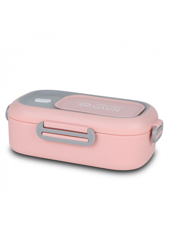 Пищевые контайнеры NAVA 10-262-005 S.STEEL LUNCH BOX WE CARE PINK 800ML 