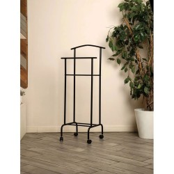 Hanger UNISTOR YALTA DOUBLE BLACK ON WHEEL 108CM (219702)