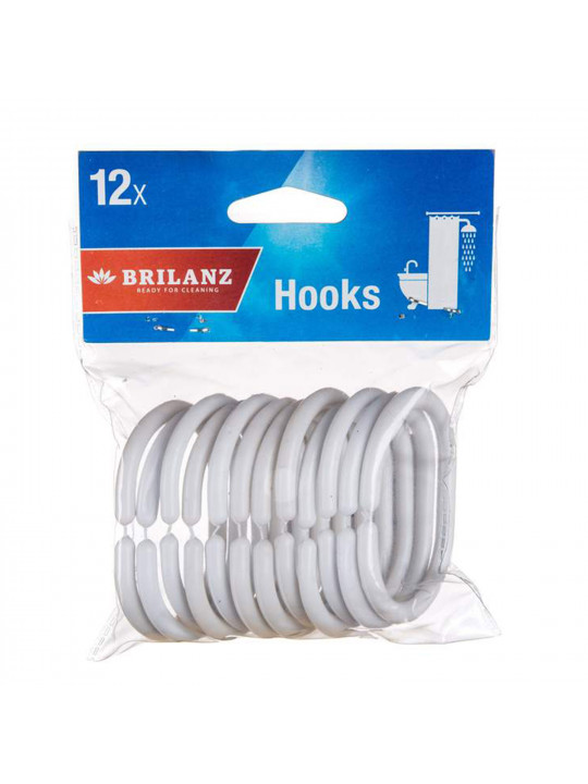 Կախիչ BANQUET 42125501 HOOKS FOR CURTAIN 12PC 