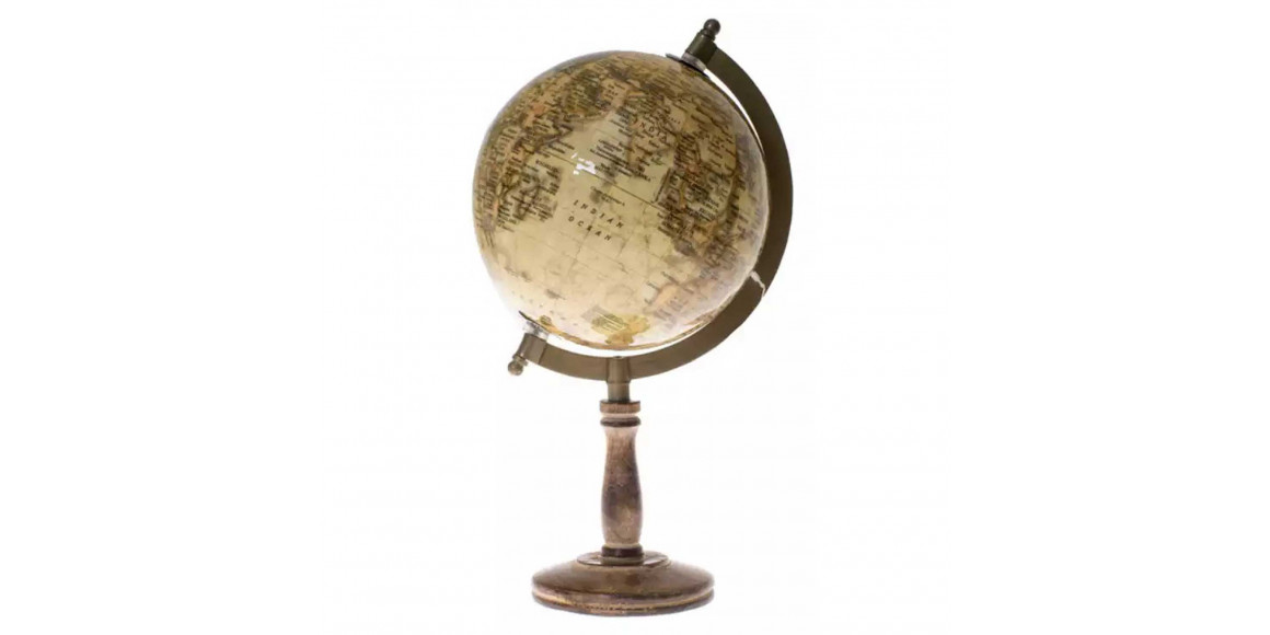 Decorate objects KOOPMAN GLOBE ON WOODEN BASE (A56100510)