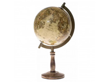 Decorate objects KOOPMAN GLOBE ON WOODEN BASE (A56100510)