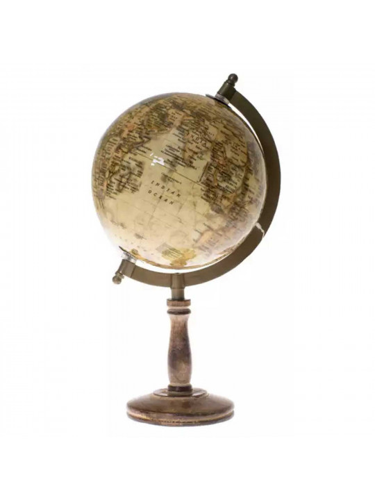 Декоративные акссесуары KOOPMAN GLOBE ON WOODEN BASE (A56100510)