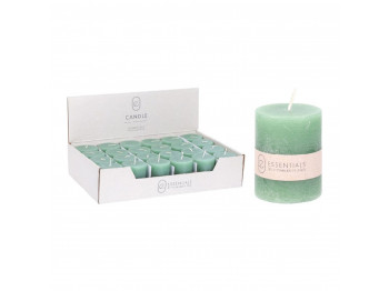 Candle KOOPMAN PILLAR 4X5CM DARK GREEN (250771) (420007460)