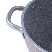Casserols set FALEZ 15452 SANSA LINE PREMIUM ROSE GOLD 9PC 