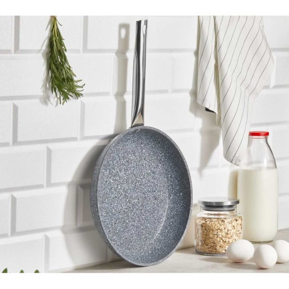 Թավա FALEZ PDR1006 PEDRA GREY S.S HANDLE IND. 30CM 