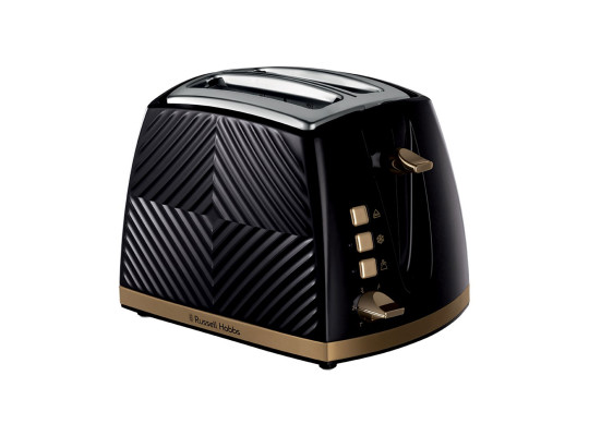 Toaster RUSSELL HOBBS BLACK GROOVE 2 SLICE (26390-56/RH)