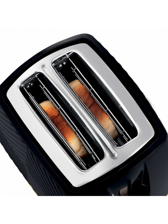 Toaster RUSSELL HOBBS BLACK GROOVE 2 SLICE (26390-56/RH)