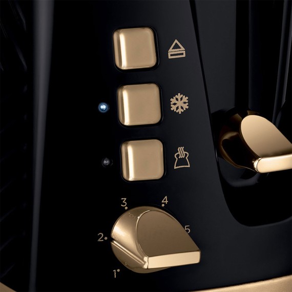 Toaster RUSSELL HOBBS BLACK GROOVE 2 SLICE (26390-56/RH)