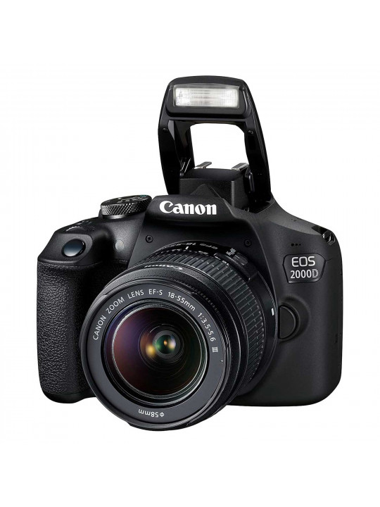 Цифровая фотокамера CANON EOS 2000D EF-S 18-55 IS III KIT (BK) 