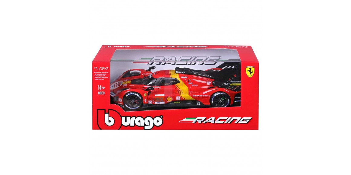 Transport BBURAGO 18-26309 FERRARI RACING 499P SCALE 1:24 