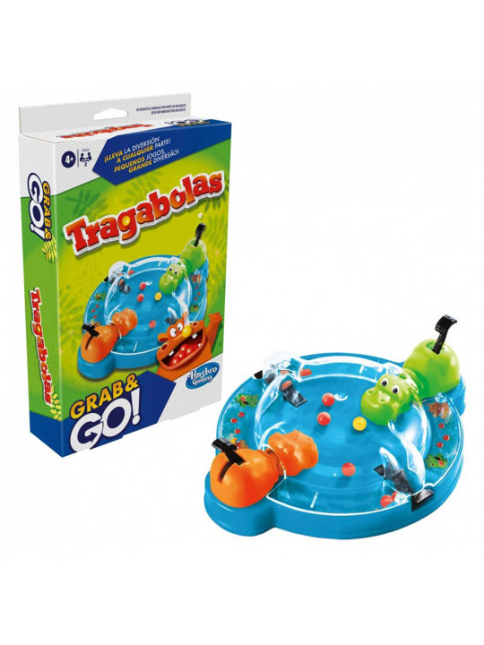 Սեղանի խաղեր HASBRO F8255 GRAB AND GO HUNGRY HUNGRY HIPPOS 