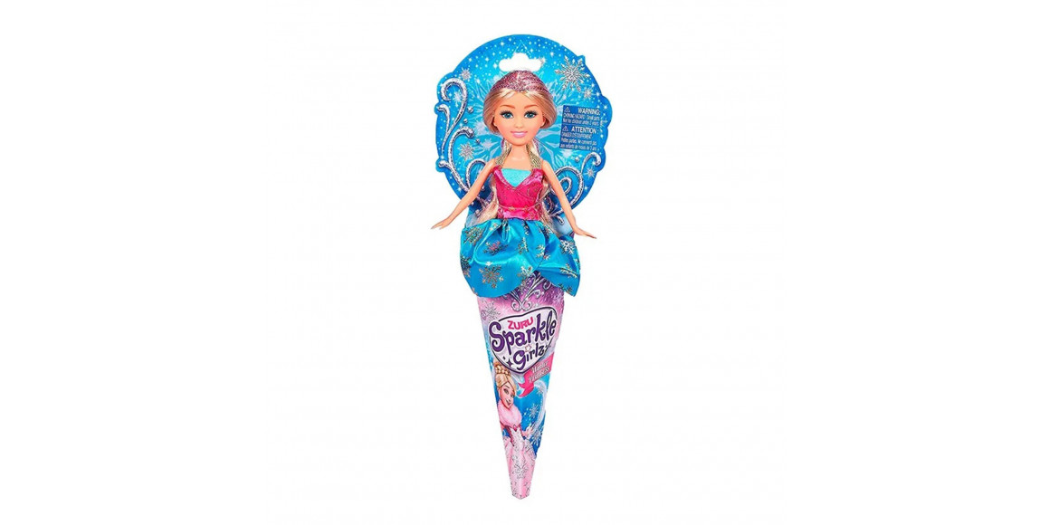 Աղջկա խաղալիք ZURU 10017 SPARKLE GIRLZ. DOLLS 25CM. WINTER PRINCESS CONE 