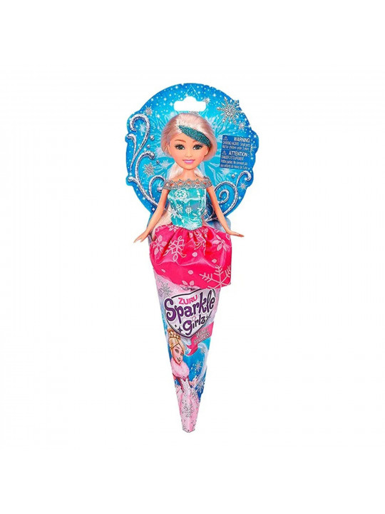 Աղջկա խաղալիք ZURU 10017 SPARKLE GIRLZ. DOLLS 25CM. WINTER PRINCESS CONE 