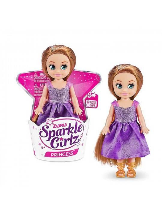 Աղջկա խաղալիք ZURU 10015 SPARKLE GIRLZ. DOLLS 10CM. PRINCESS CUPCAKE 