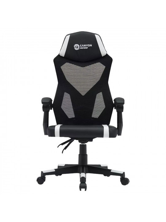 Gaming chair CANYON Flow (Black/White) (CNE-MCH01W)