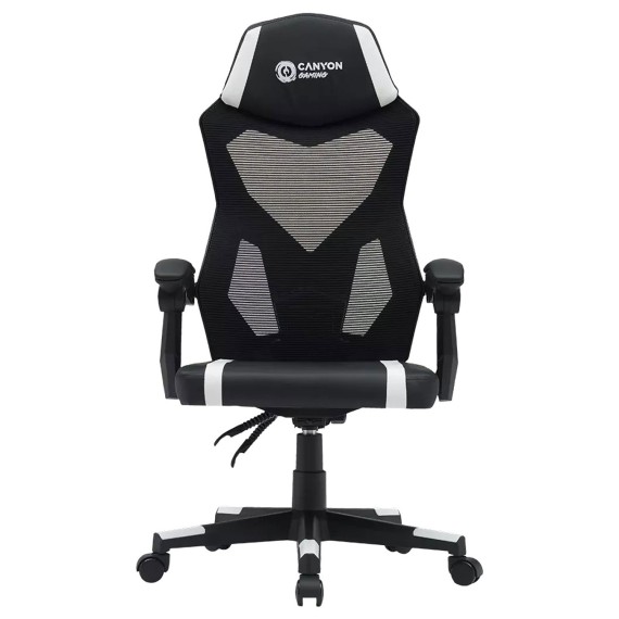 Gaming chair CANYON Flow (Black/White) (CNE-MCH01W)
