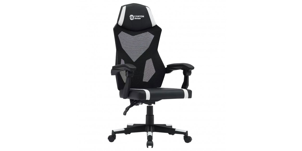 Gaming chair CANYON Flow (Black/White) (CNE-MCH01W)