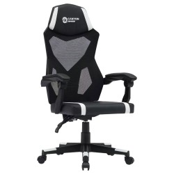 Gaming chair CANYON Flow (Black/White) (CNE-MCH01W)