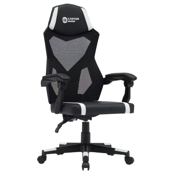 Gaming chair CANYON Flow (Black/White) (CNE-MCH01W)
