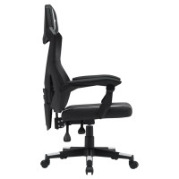 Игровое кресло CANYON Flow (Black/White) (CNE-MCH01W)