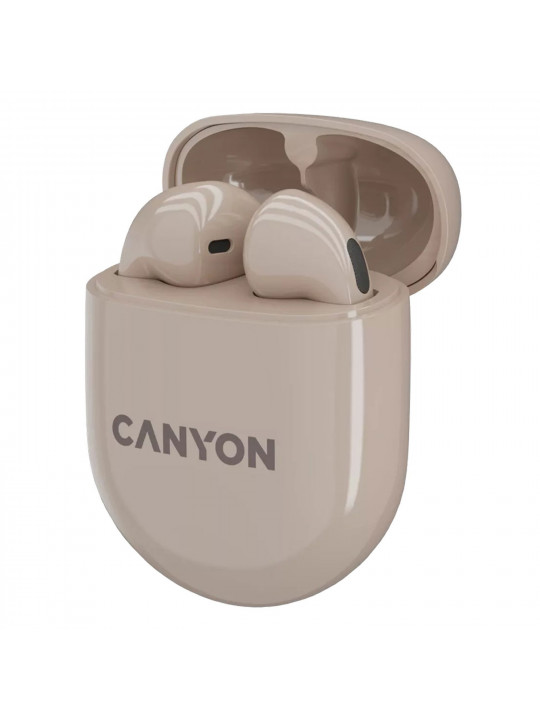 Tws headphone CANYON TWS-6 (Beige) (CNS-TWS6BE)