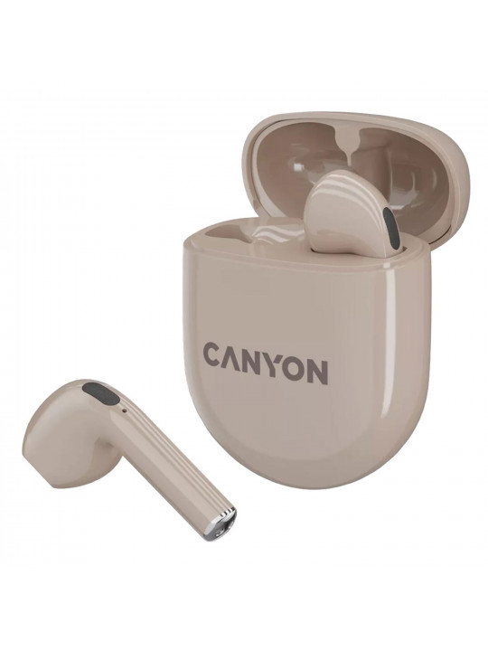 Tws headphone CANYON TWS-6 (Beige) (CNS-TWS6BE)