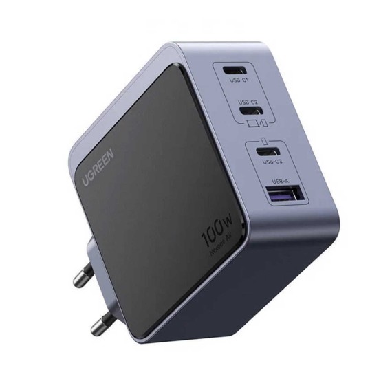 Power adapter UGREEN X565 Nexode S GaN Fast Charging 100W PD 4 Ports (GR) (35043)