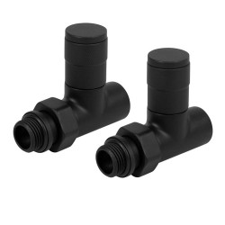 Valve ROYAL THERMO PIANO SET ANGLE BLACK 1/2 