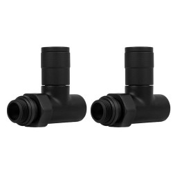 Valve ROYAL THERMO PIANO SET ANGLE BLACK 1/2 