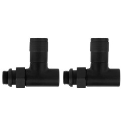 Valve ROYAL THERMO PIANO SET ANGLE BLACK 1/2 