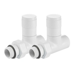 Valve ROYAL THERMO PIANO SET ANGLE WHITE 1/2 