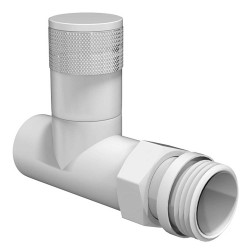 Valve ROYAL THERMO PIANO SET ANGLE WHITE 1/2 