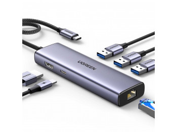 Usb-узел UGREEN USB-C Multifunction Adapter (15598)