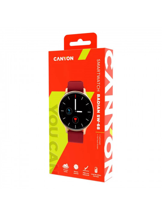 Smart watch CANYON Badian CNS-SW68RR (RD) 