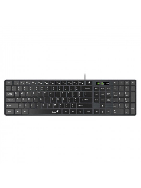 Keyboard GENIUS SLIMSTAR C126 USB (BK) 