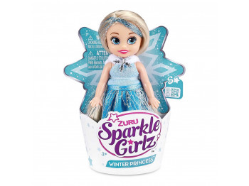 Girl toy ZURU 10031 SPARKLE GIRLZ. DOLLS 10CM. WINTER PRINCESS CUPCAKE 