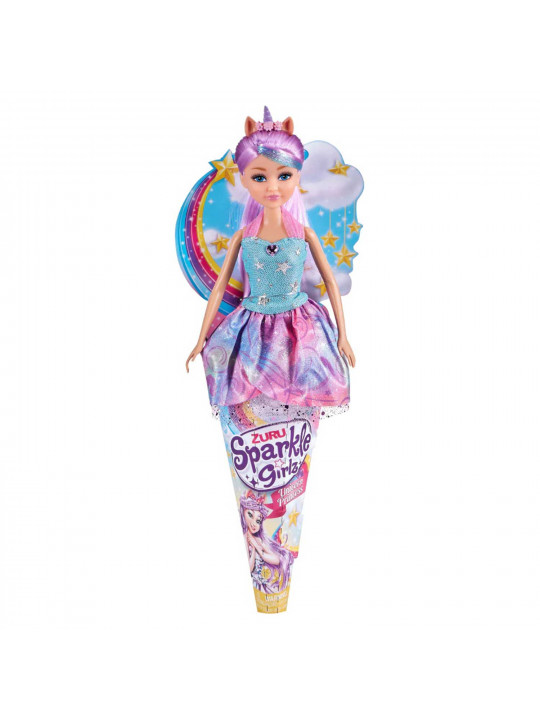 Girl toy ZURU 10092 SPARKLE GIRLZ. DOLLS 25CM. UNICORN PRINCESS CONE 