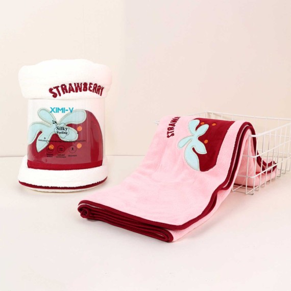 Cotton towels XIMI 6942156275052 STRAWBERRY BAAT TOWEL (275052)