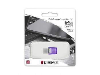 Flash drive KINGSTON DataTraveler microDuo 3C 64GB (DTDUO3CG3/64)